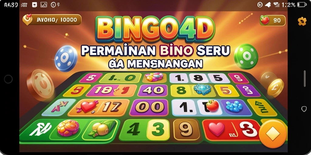 Menampilkan gameplay BINGO4D yang seru dan menyenangkan.