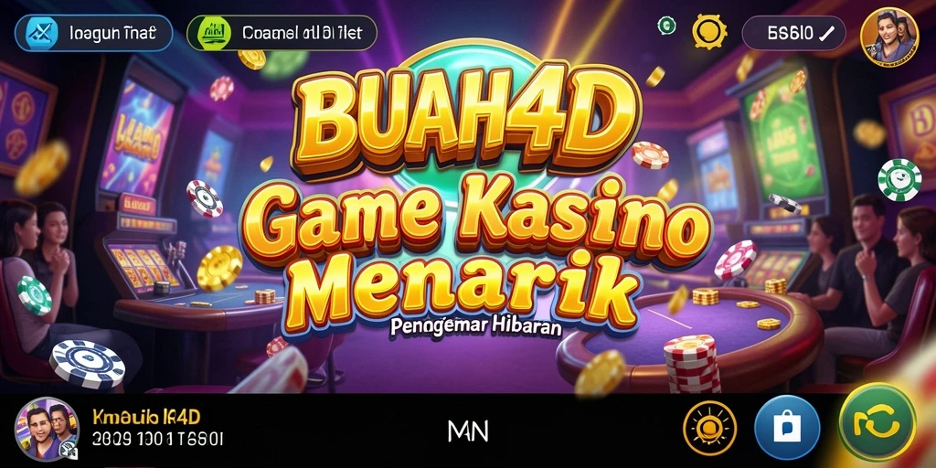 Tampilan menarik dan gameplay seru di BUAH4D