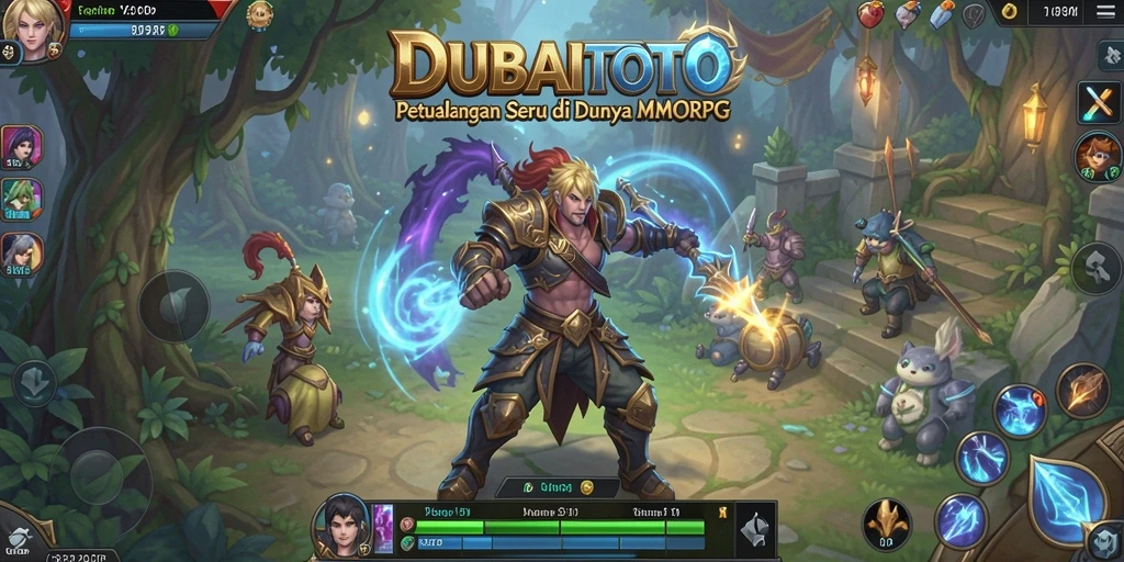 Screenshot gameplay DUBAITOTO menampilkan pertarungan seru dan interaksi karakter.