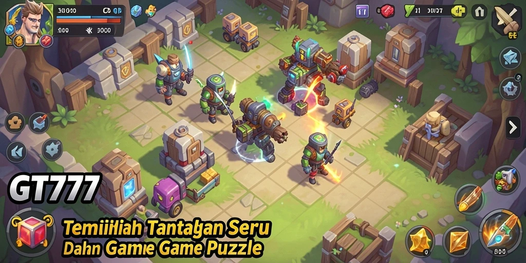 Screenshot GT777 menampilkan gameplay yang menantang dan menarik dalam dunia Puzzle.