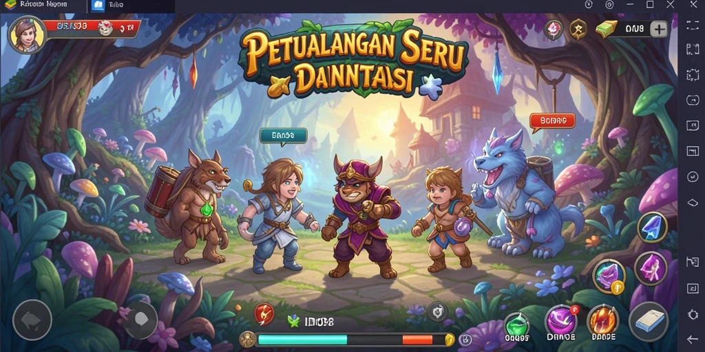 Tampilan indah dari gameplay ID098 yang membawa petualangan baru.
