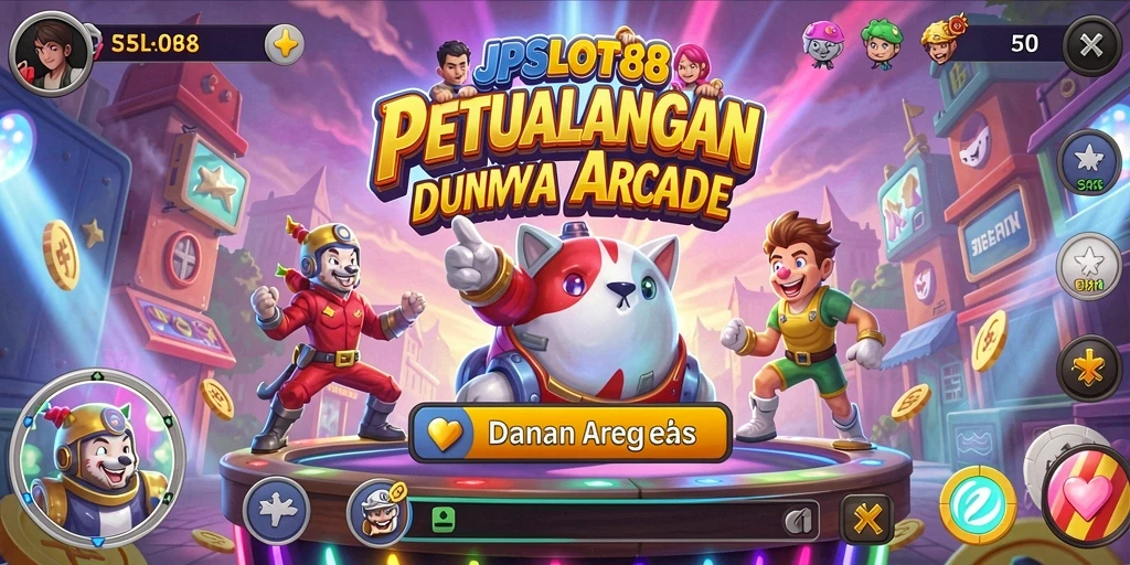 Screenshot menunjukkan aksi seru pada slot di JPSLOT88.