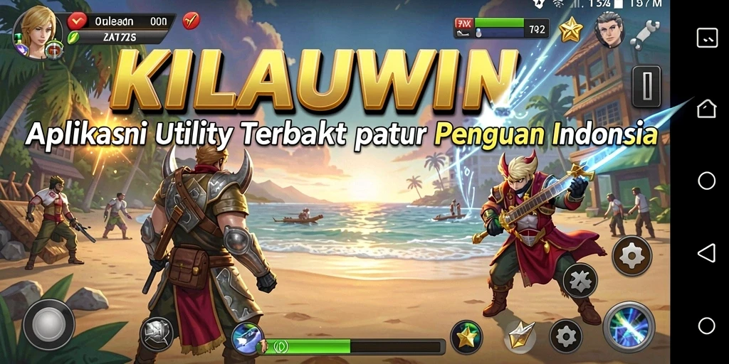 Tampilan antarmuka KILAUWIN yang intuitif dan mudah dipahami.