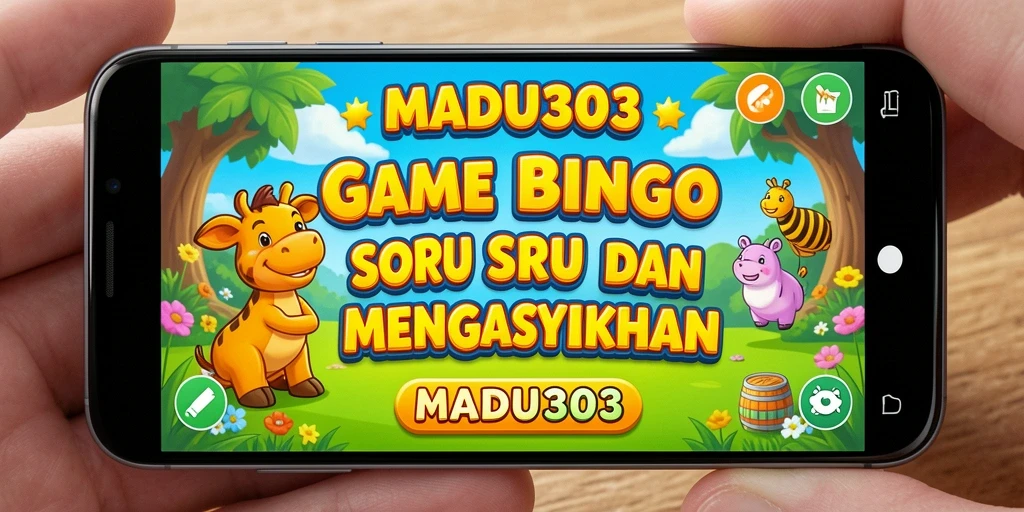 Screenshot gameplay MADU303 menampilkan suasana Bingo yang seru dan interaktif.