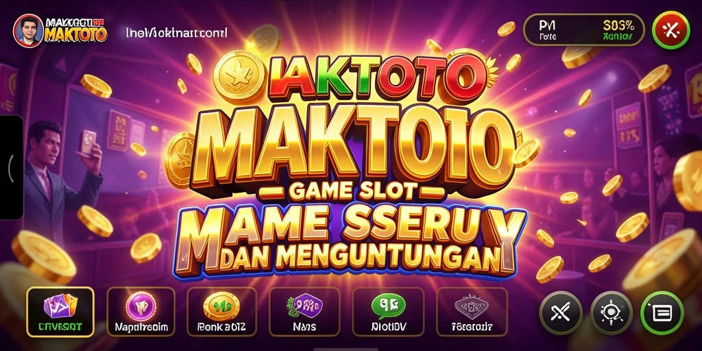 Tampilan gameplay Slot MAKTOTO yang menarik dan menantang.