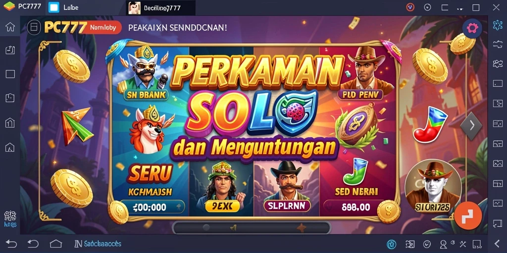 Tampilan gameplay Slot yang menarik di PC777.