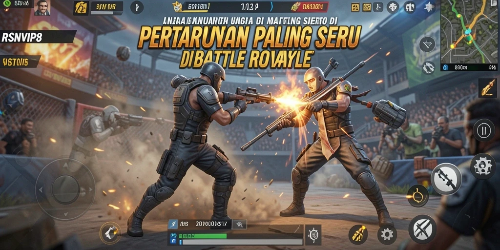 Tampilan gameplay RSNVIP8 yang mendebarkan dan penuh aksi.