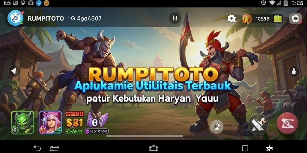 Tampilan antarmuka RUMPITOTO yang bersih dan intuitif.