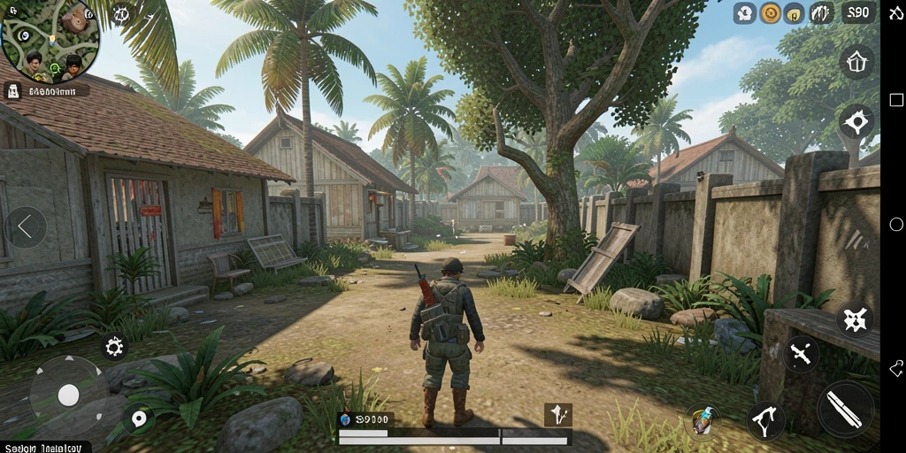 Screenshot gameplay S80 dengan aksi simulasi yang mendalam.