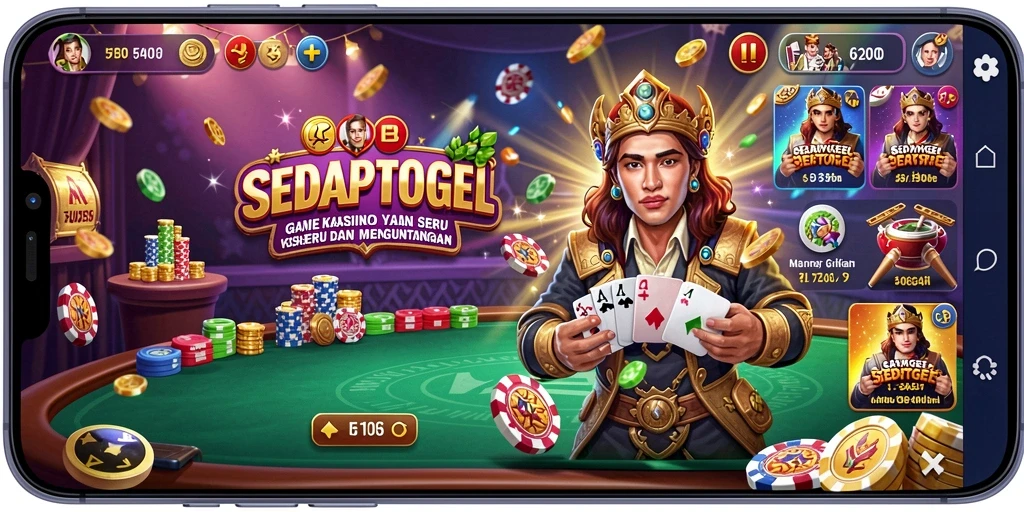 Tampilan menarik dari gameplay kasino SEDAPTOGEL yang mengasyikkan.