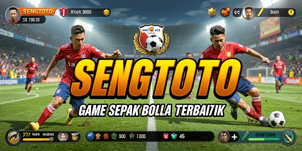 Tangkapan layar yang menampilkan gameplay SENGTOTO dengan pertandingan sepak bola yang seru.