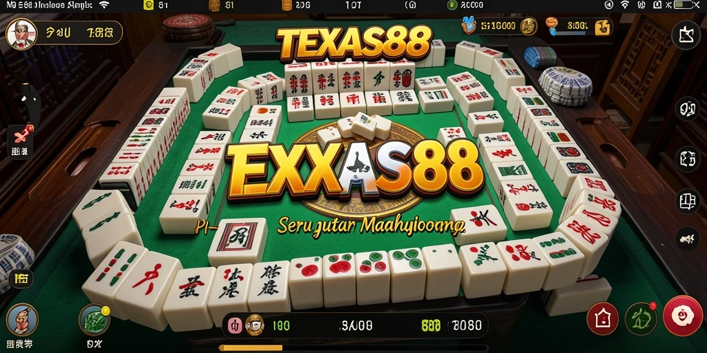 Screenshot gameplay TEXAS88 menampilkan momen seru permainan Mahjong.