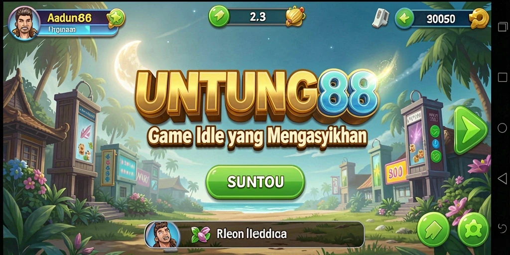 Tampilan gameplay UNTUNG88 yang menampilkan keseruan strategi Idle.