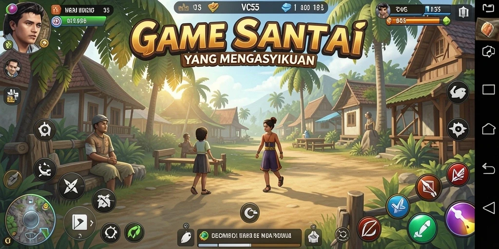 Tampilan gameplay VC55 yang seru dan penuh warna.